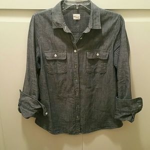 *SOLD* J. Crew Selvedge Chambray Shirt