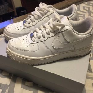 White Air Force 1s