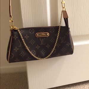 Louis Vuitton Eva monogram clutch