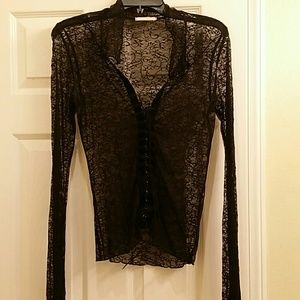 Forever 21 lace long-sleeved top