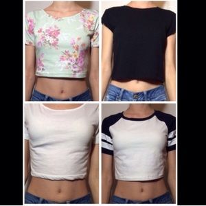 4 crop tops