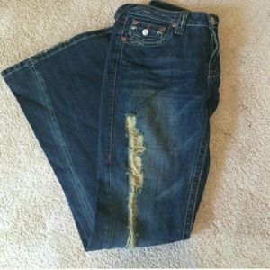 True Religion Vintage Destroyed Joey Jeans