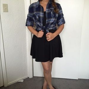Blue Plaid Shirt
