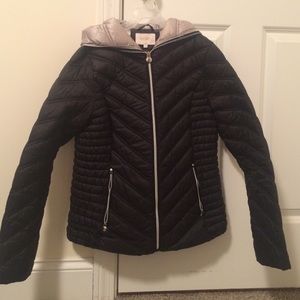 Laundry by Shelli Segal Black Down Jacket