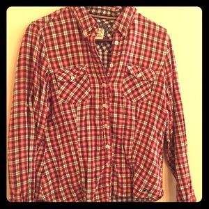 Plaid button down