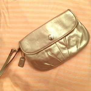 Coach Large Flap Wristlet
