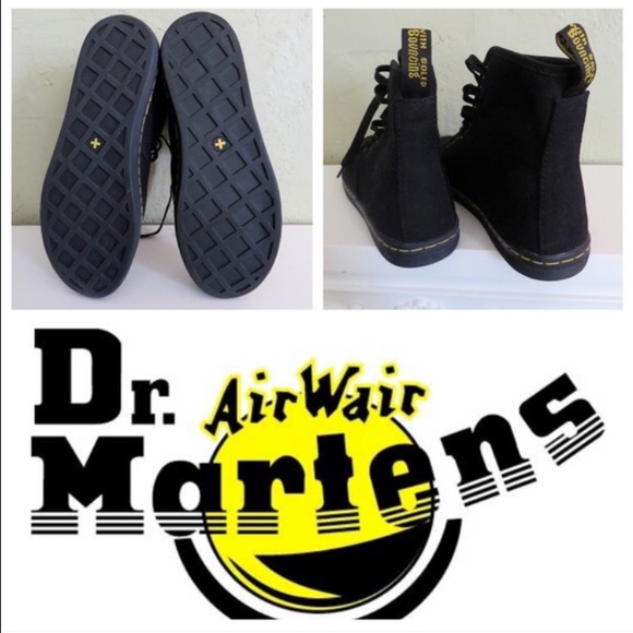 🚫Sold🚫 Canvas Doc Marten Black High Top Boot 6 - Picture 2 of 3