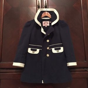 Navy Juicy Couture pea coat