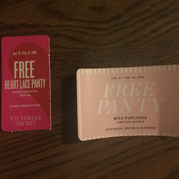 Vs panty coupons!