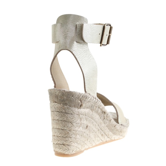 NIB J.Crew Suede Espadrilles Wedges 10 - Picture 2 of 4