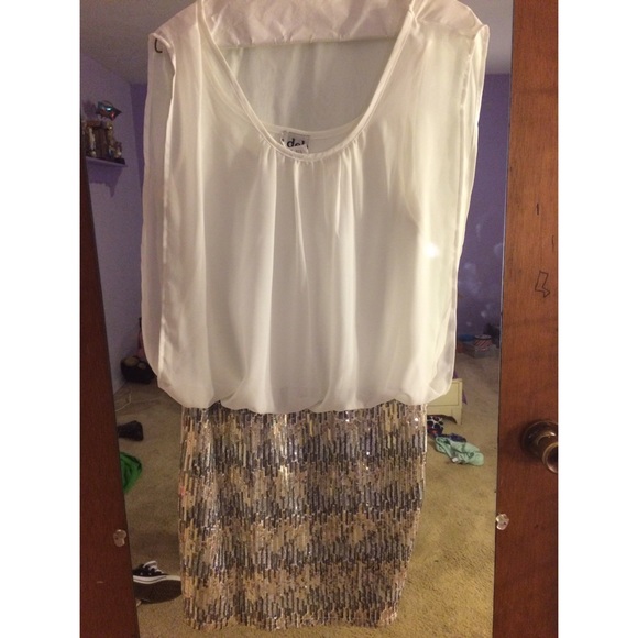 DEB Semi formal, sequin dress size S