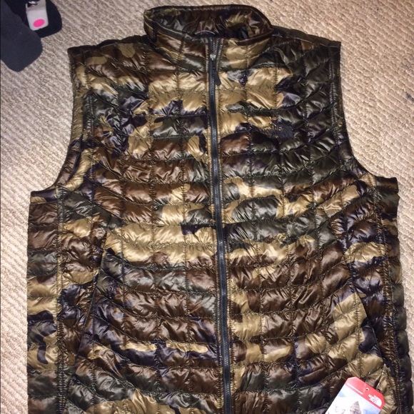 Camo North Face vest