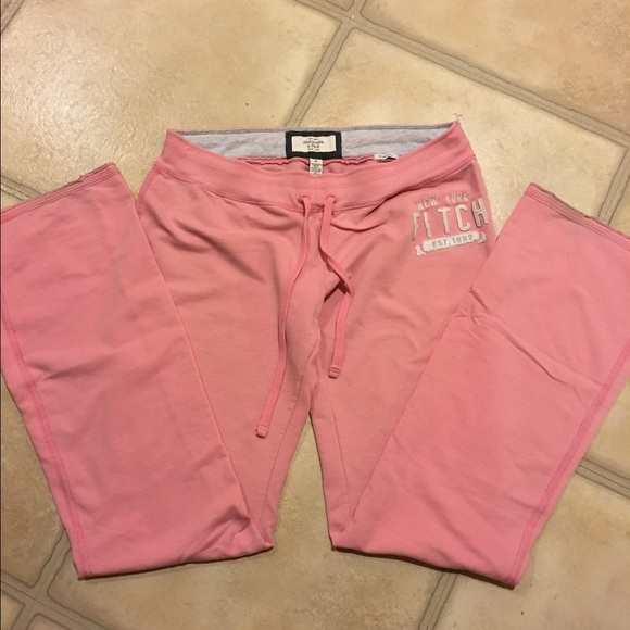 Abercrombie & Fitch pink lounge pants