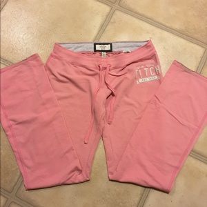 Abercrombie & Fitch pink lounge pants