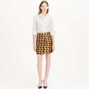 J Crew Origami Skirt in elephant parade
