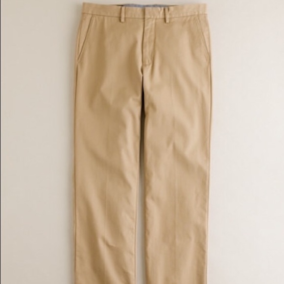 J. Crew Bowery classic twill pants for men
