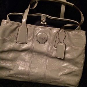 Silver Coach Purse!