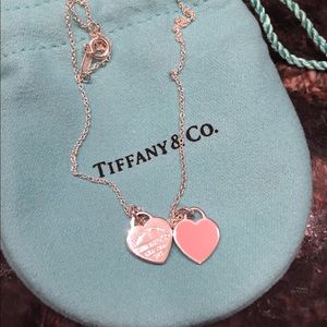 💍 Just Cleaned 💍 Double Hearts necklace 💍