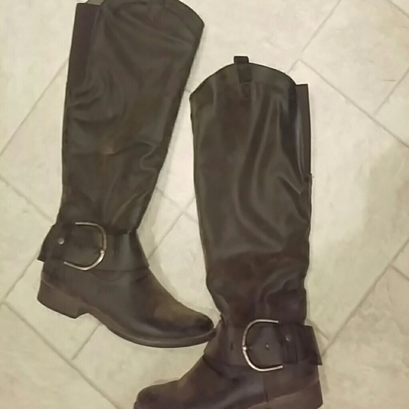 SOLD!!!!! NOT FOR SALE Dark brown riding boots