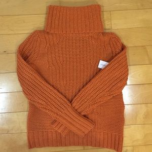 Banana Republic Mixed-Stitch Turtleneck Sweater
