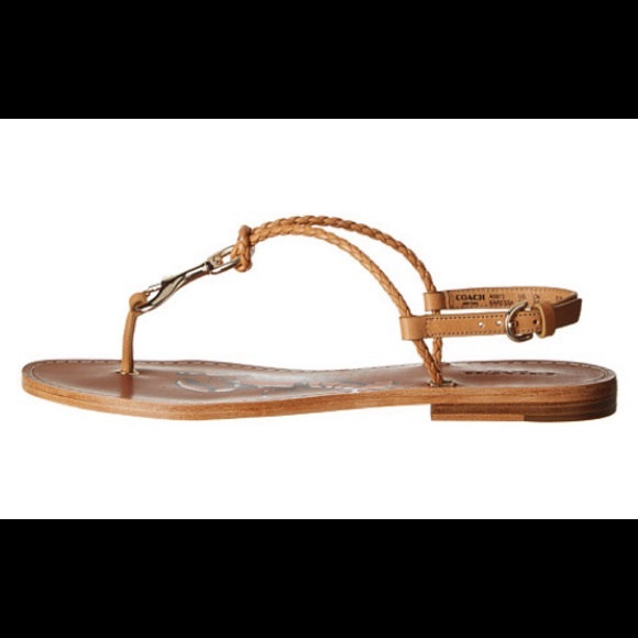 💜MEGA SALE💜COACH SANDALS❣️1 LEFT SZ 8.5❣️ - Picture 3 of 4