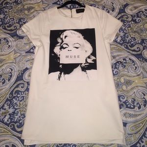 Dress forum Marilyn Monroe white shift dress sz S