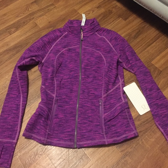 Lulu lemon size 10 pink purple zip up jacket