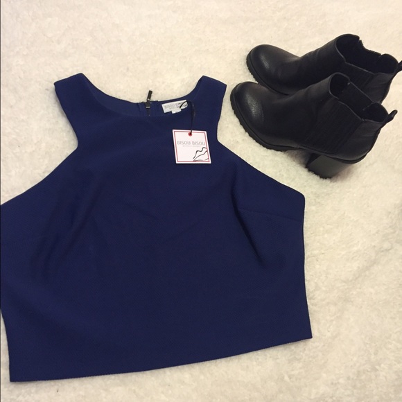 Structured Semi Cropped Top