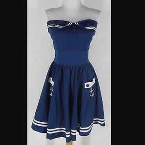 🎉Host Pick🎉Hell Bunny sailor mini dress
