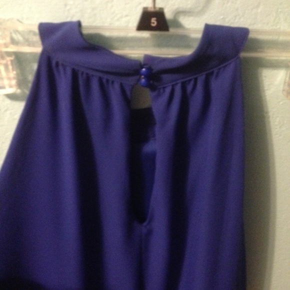 Royal Blue Semi-Formal Dress - Picture 3 of 4