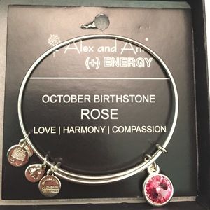 Alex and Ani October Rose Birthstone