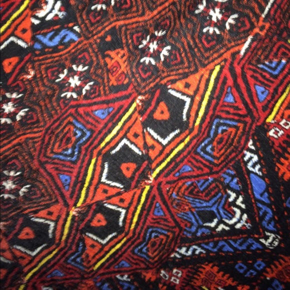 T Back Lace Aztec Tank - Picture 2 of 3