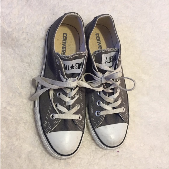 Grey Low Top Converse