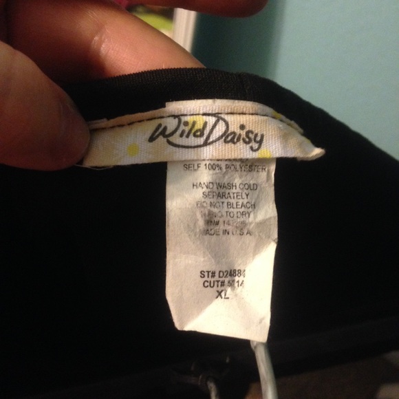 Maroonish Purple and Black Dress - Picture 3 of 4