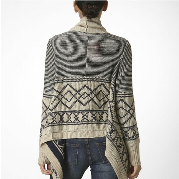 Brown Open Sweater: Medium - Picture 3 of 4