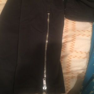 Gap dark green super skinny khakis