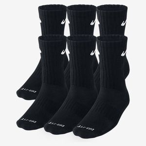3 pair Nike Dri-Fit black socks