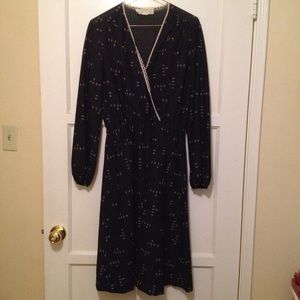 Black vintage 70's dress