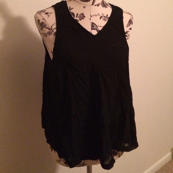 Semi sheer swing top