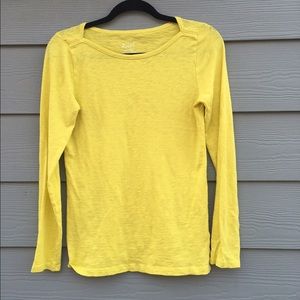 Jcrew artist yellow shirt