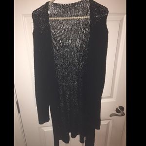 Black knit pullover