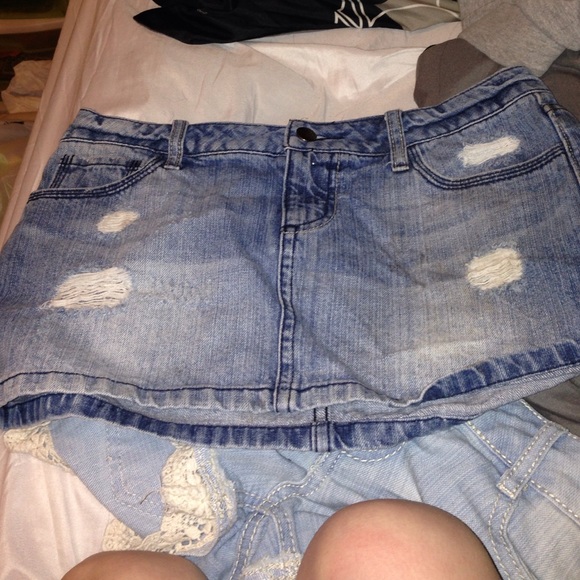 Denim skirt *bundle*