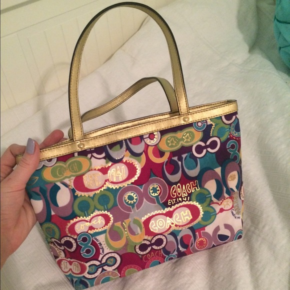 LABOR DAY WEEKEND SALE! Colorful Coach Mini Bag