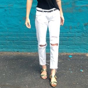 Ripped Boyfriend Jeans