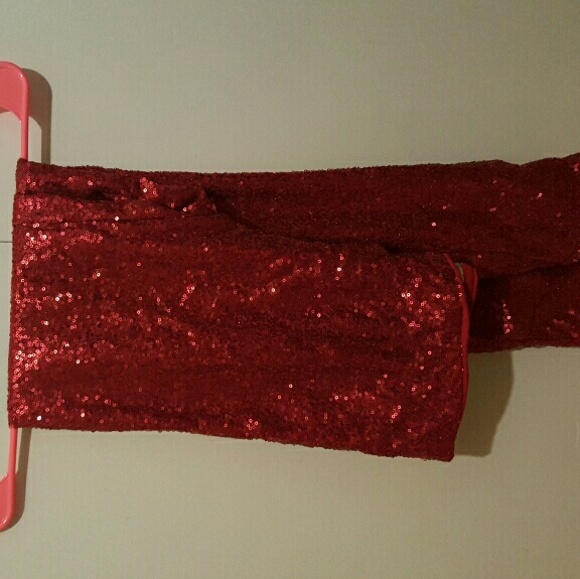 Red Sequin Tights