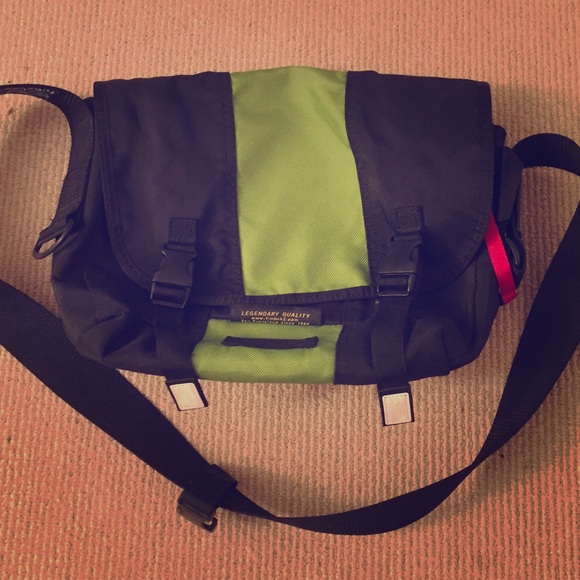 TIMBUK2 Messenger Bag Green and Black