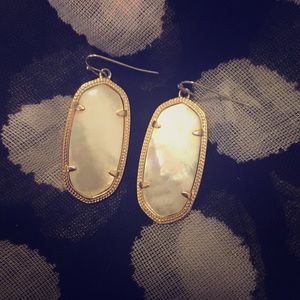 *ON HOLD* Ivory Pearl "Elle" Kendra Scott earrings
