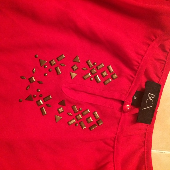 bCx Red blouse.
