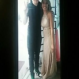 Cream dress for any elegant occasion