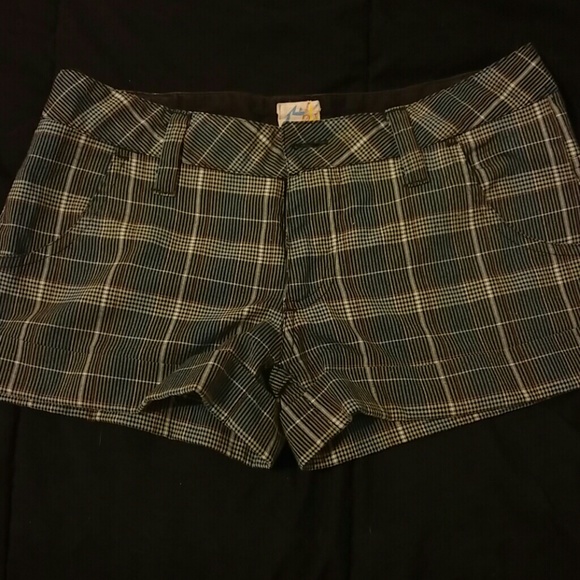 Plaid shorts
